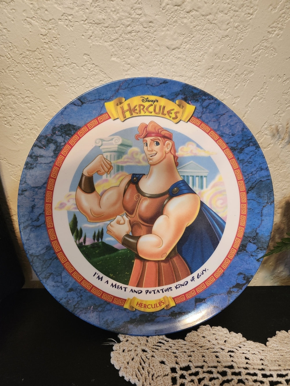 Disney Hercules Collector Plate - McDonald's 1997